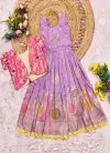 Ajd 8168 Soft Russian Dola Silk Gown With Koti Bulk Orders In India